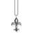 Thomas Sabo French Lily Necklace - Silver/Black