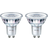 Philips 5.4cm LED Lamps 4.6W GU10 2-pack