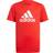 adidas Kid's Aeroready Designed to Move Big Logo Tee - Vivid Red/White (GN1477)