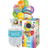 Folat Helium Gas Cylinders 30 Happy Birthday with Balloons and Ribbon