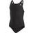 Adidas Girl's Solid Fitness Swimsuit - Black (DY5923)