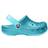 Crocs Kid's Classic Glitter Clog - Ice Blue