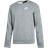 Nike Boy's French Terry Crew - Carbon Heather/White (DA0861-091)