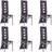 vidaXL 274310 6-pack Köksstol 108cm 6st