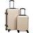 vidaXL Hardcase Trolley Set of 2 - Gold