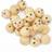 NORDIC Brands Wooden Balls Faces 22mm 20pcs