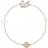 Swarovski Dazzling Swan Bracelet - Rose Gold/Transparent