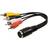 Nedis DIN 5-4RCA M-F 0.2m