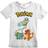 Pokémon Trio Original Kid's T-Shirt - White (UTHE337-1)