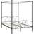vidaXL Four-Poster 198cm Sängram 160x200cm