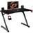 Huzaro Hero 2.5 Gaming Desk - Black, 1200x600x750mm