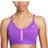 NIKE Dri-FIT Indy Light-Support Padded V-Neck Sports Bra - Wild Berry/Violet Shock/White