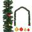 vidaXL Garlands Christmas with Balls Green 5m