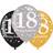 Amscan Latex Ballons Sparkling Celebration 18th 6-pack