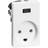Lauritz Knudsen LK Fuga med Jord og 5V USB-C Lader 13A - 1.5 Modul