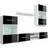 vidaXL 243864 TV-bänk 240x195cm 5st