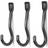 Ferm Living Curvature Koukku 3-pack Musta Messinki