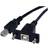 StarTech Panel Mount USB B-USB B M-F 0.3m