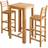 vidaXL 246667 Barbord 50x60cm 3st