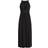 Vila Milina Pleated Halter Neck Maxi Dress - Black/Black