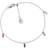 Sif Jakobs Princess Anklet - Silver/Multicolour