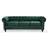 Beliani Chesterfield Sofa 202cm 3 Seater