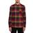 Volcom Caden Plaid Long Sleeve Shirt - Rio Red