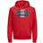 Jack & Jones Logotypredd Hoodie - Red/True Red