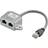 MicroConnect RJ45-2xRJ45 FTP Cat5e M-F 0.2m