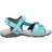 Trollkids Girl's Preikestolen Sandal - Mint /Grey