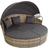 tectake Santorini - Natural/Dark Grey