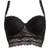 Pour Moi Rebel Strapless Longline Bra - Black