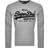 Superdry Vintage Logo Crew Neck Chenille Sweatshirt - Heather Gray