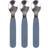 Filibabba Silikon Skedar 3-pack Powder Blue