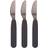 Filibabba Silicone Knife 3-pack Stone Grey