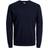 Jack & Jones Jjebasic Knit V-Neck Noos Felpa Pullover Navy