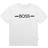 HUGO BOSS Boy's Logo Print Short Sleeve T-Shirt - White (J25G97-10B)