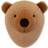 Childhome Felt Teddy Bear Head Wall Decoration