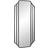 Nordal Skylark Floor Mirror 100x200cm