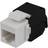 Deltaco RJ45 UTP Cat6a Female Mono Adapter