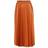 Vila Nitban Pleated Midi Skirt - Orange/Adobe