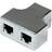 MicroConnect RJ45-2RJ45 M-F Adapter