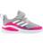 adidas Infant FortaRun Elastic Lace Top Strap - Grey Two/Cloud White/Shock Pink