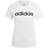 Adidas Women's Loungewear Essentials Slim Logo T-shirt - White/Black