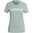 Adidas Women's Loungewear Essentials Slim Logo T-shirt - Hazy Green/White