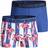 Björn Borg Boy's Palmstripe Glow Shorts 2-pack - Ultramarine (2111-1170_72841)