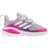 Adidas Infant FortaRun Double Strap - Grey Two/Cloud White/Shock Pink