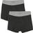 Minymo Bamboo Boxers 2-pack - Dark Grey Melange (5162-121)