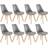 tectake Friederike 8-pack Køkkenstol 82.5cm 8stk