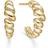 Mads Z Swirl Earrings - Gold